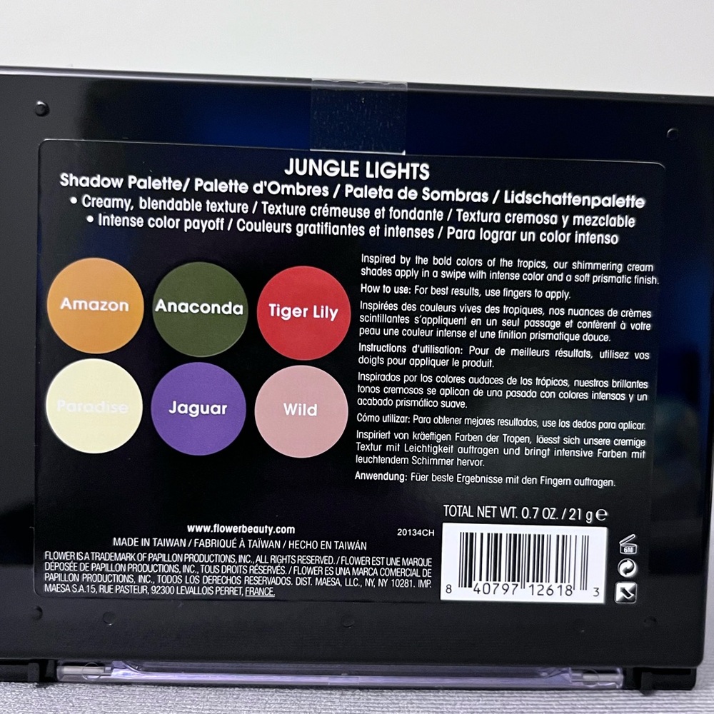 Jungle Lights Eyeshadow Palette NWT Flower Beauty - Picture 3 of 3